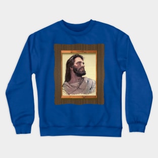 JESUS CHRIST by RICHARD HOOK FRAMED Crewneck Sweatshirt